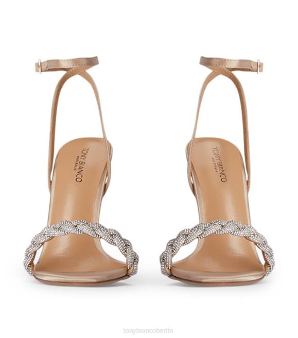 Stöckelschuhe| de Tony Bianco Frauen Kosta-Absätze Nude-Satin 462476